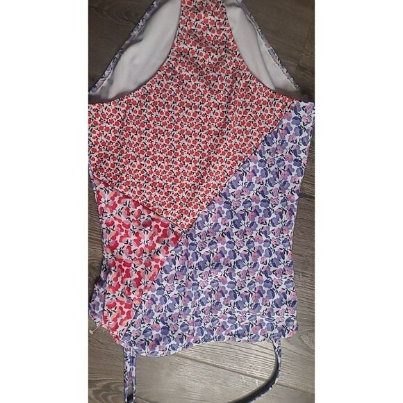 Jessica Simpson Boho Floral One Piece Swimsuit Women's Size Small - Picture 2 of 5